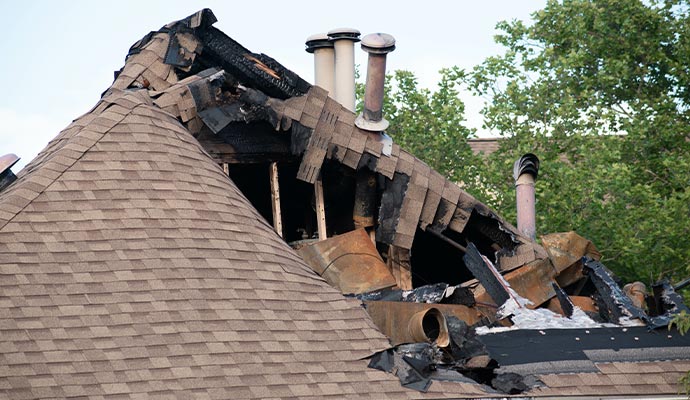 fire damage building disaster restoration services