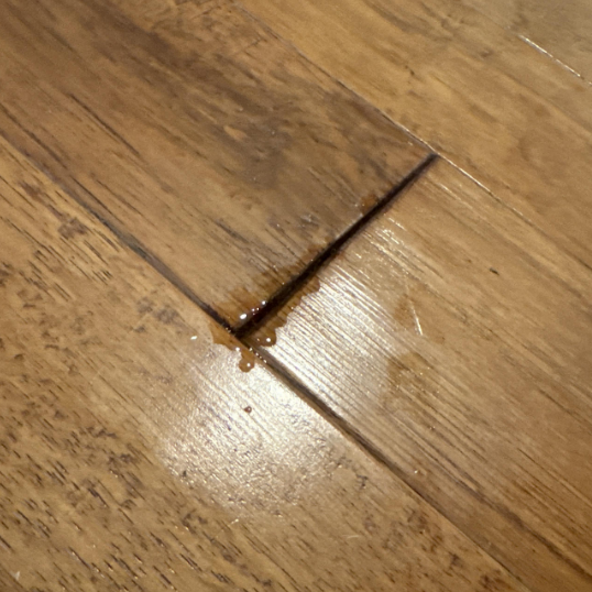 Water Damage- Wood Floor Damage- Slab Leak